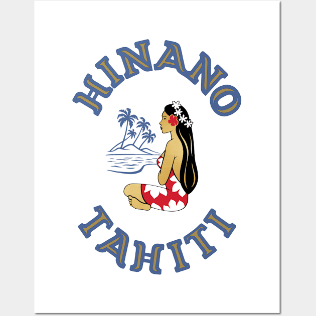 Hinano Tahiti Beer Cotton Wall Art by Zacharys Harris